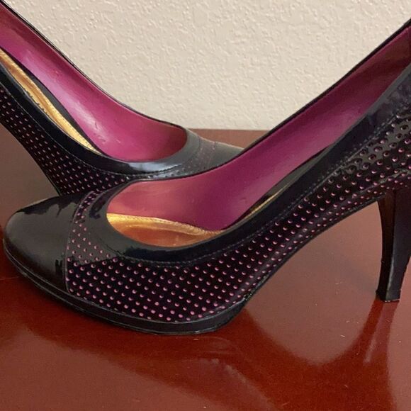 š ANTONIOāMELANIāBLACKāANDĀ PINKāHEELSāš āSizeā6ā1/2 - Picture 8 of 9